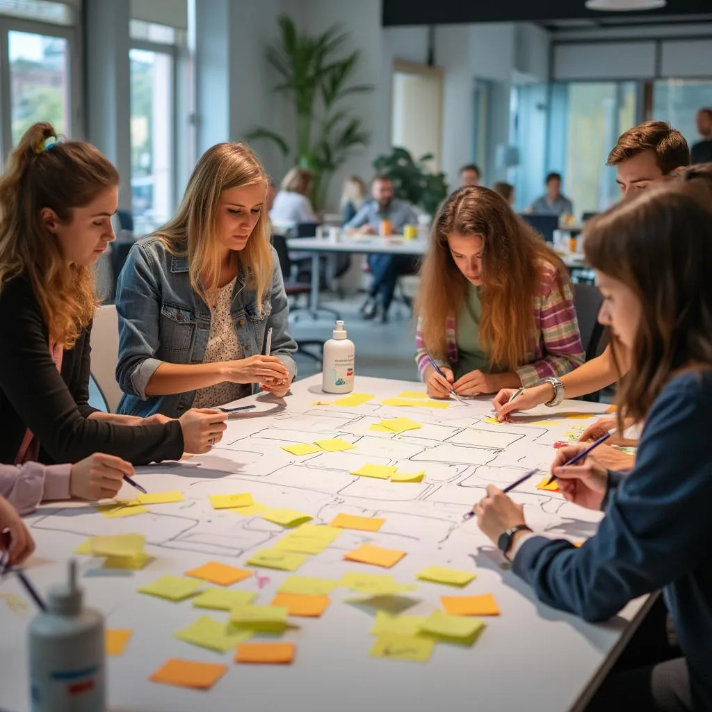 Atelier d'innovation et de brainstorming